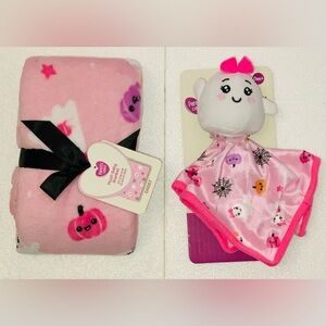 Parent's Choice Ghost Baby plush Blanket & Security Blanket 2Pc Set